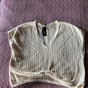Elegant Cream Knit Sweater